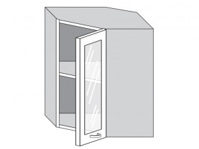 1.60.3у Шкаф настенный (h=720) угловой на 600мм со стекл. дверцей в Кировграде - kirovgrad.магазин96.com | фото