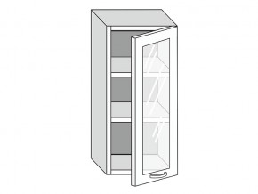 19.40.3 Шкаф настенный (h=913) на 400мм с 1-ой стекл. дверцей в Кировграде - kirovgrad.магазин96.com | фото