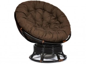 Кресло-качалка Papasan w 23/01 B с подушкой Antique brown, ткань Коричневый в Кировграде - kirovgrad.магазин96.com | фото