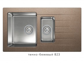 Мойка комбинированная Tolero twist TTS-890 Темно-бежевый 823 в Кировграде - kirovgrad.магазин96.com | фото